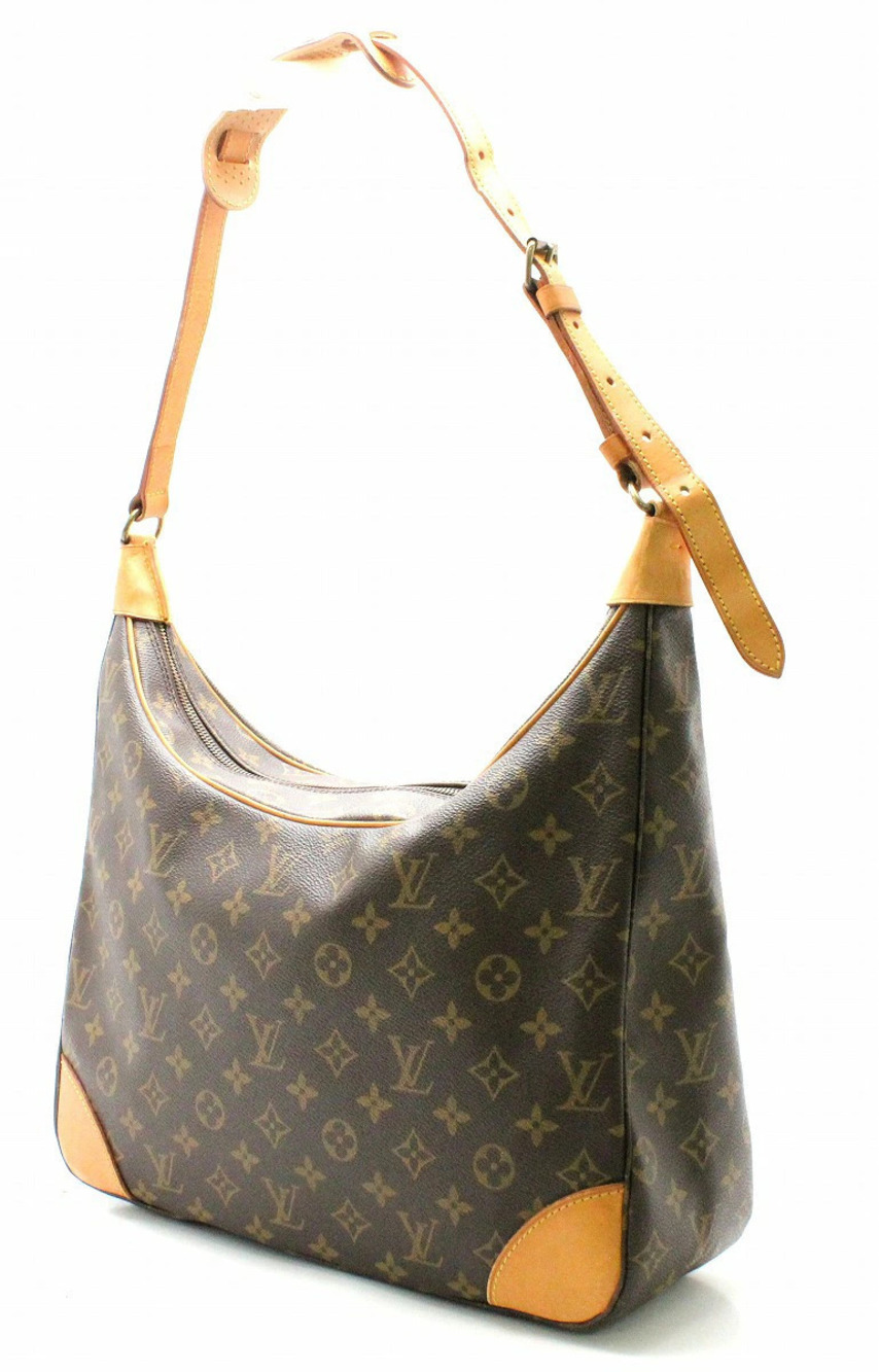 Louis Vuitton Hobo Shoulder Bag Monogram Boulogne Brown